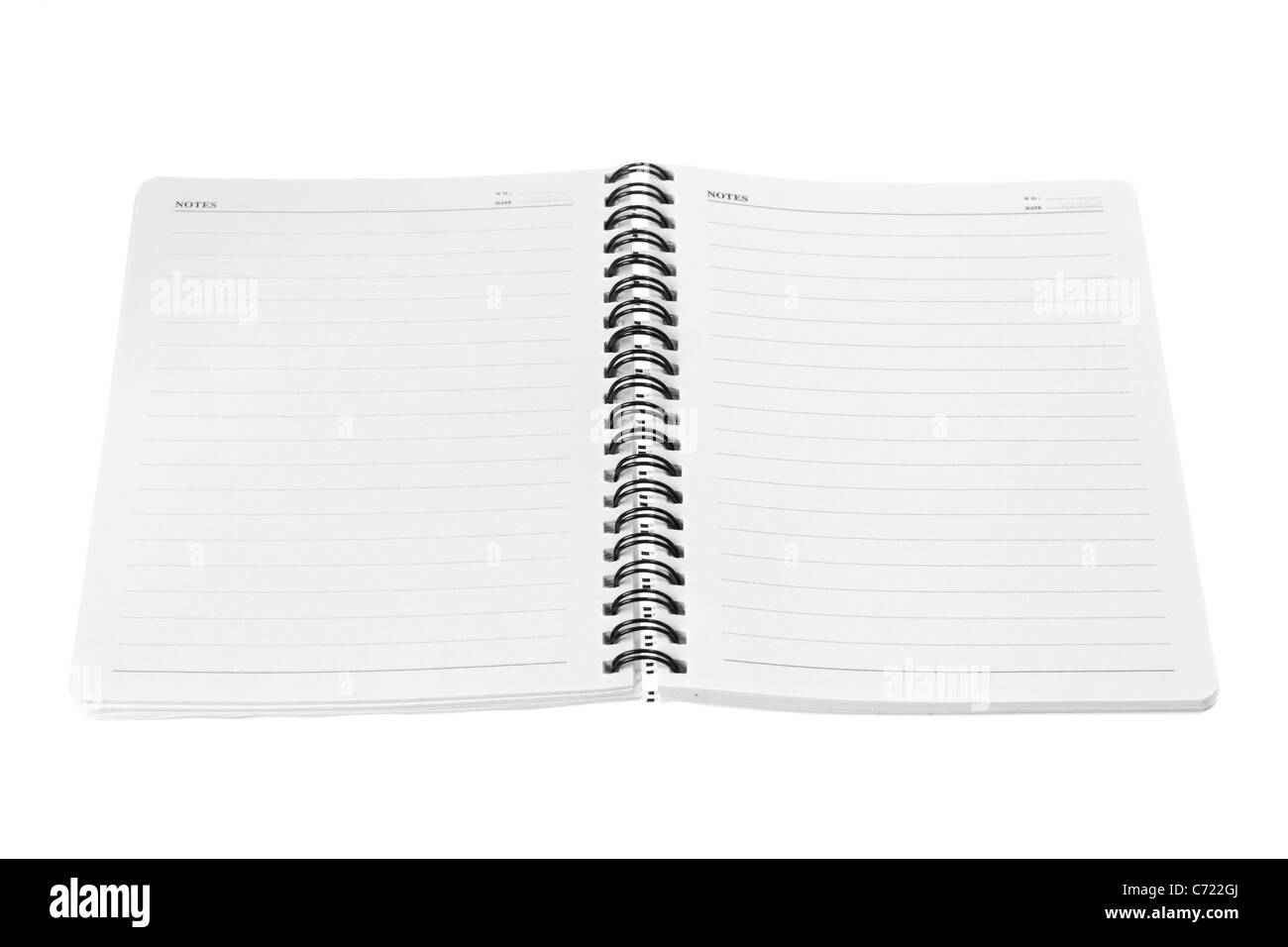 Blank Notebook Stock Photo