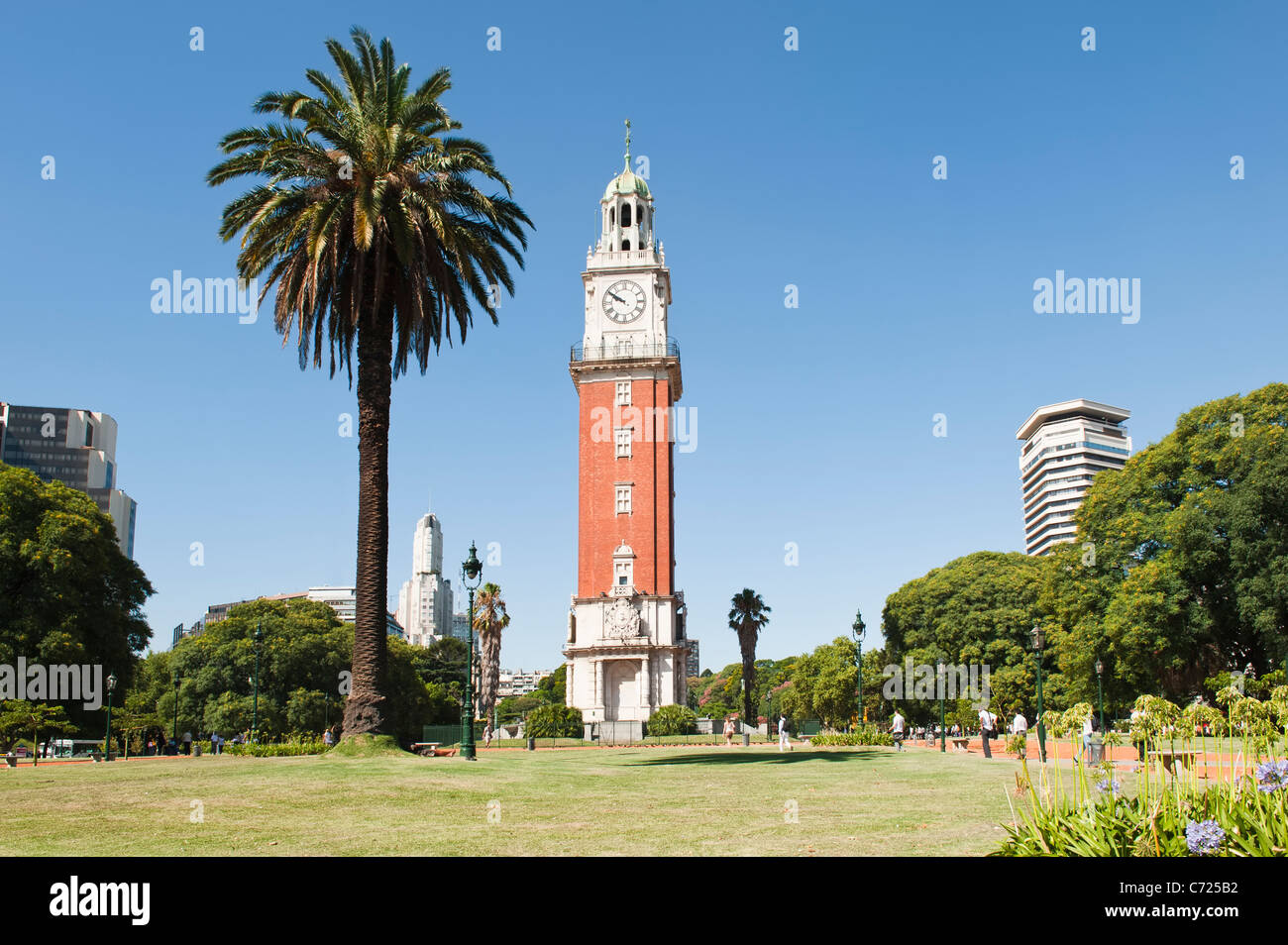 Torre de los Ingleses, Retiro, Buenos Aires, Argentina Stock Photo