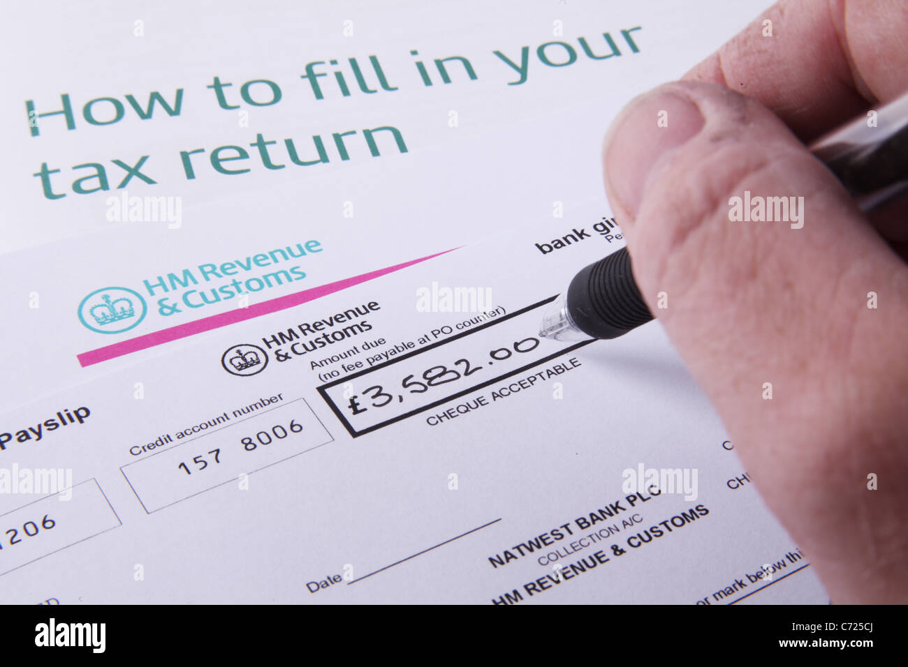 personal-finance-concept-inland-revenue-tax-return-making-a-payment