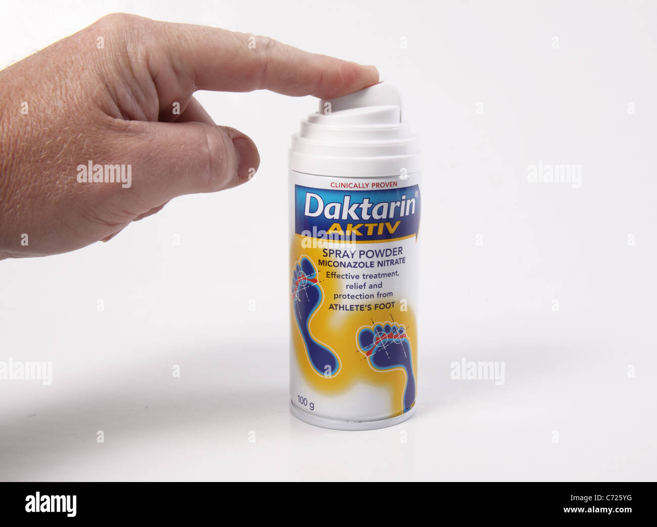 Daktarin Foot Spray Powder Stock Photo - Alamy