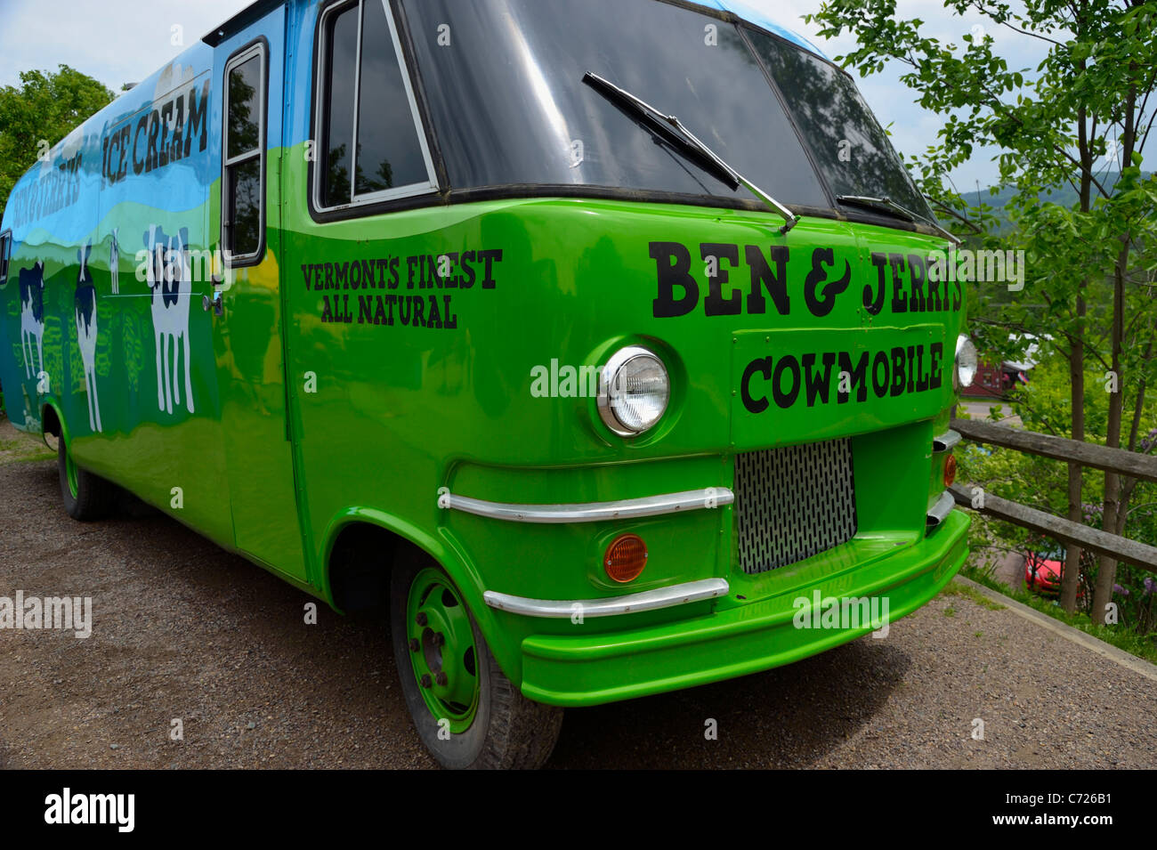Ben and Jerry ice cream factory, Waterbury VT Stock Photo Alamy