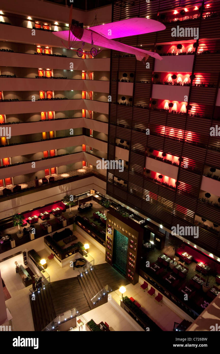 Atrium at Sofitel Budapest Chain Bridge, Hungary Stock Photo