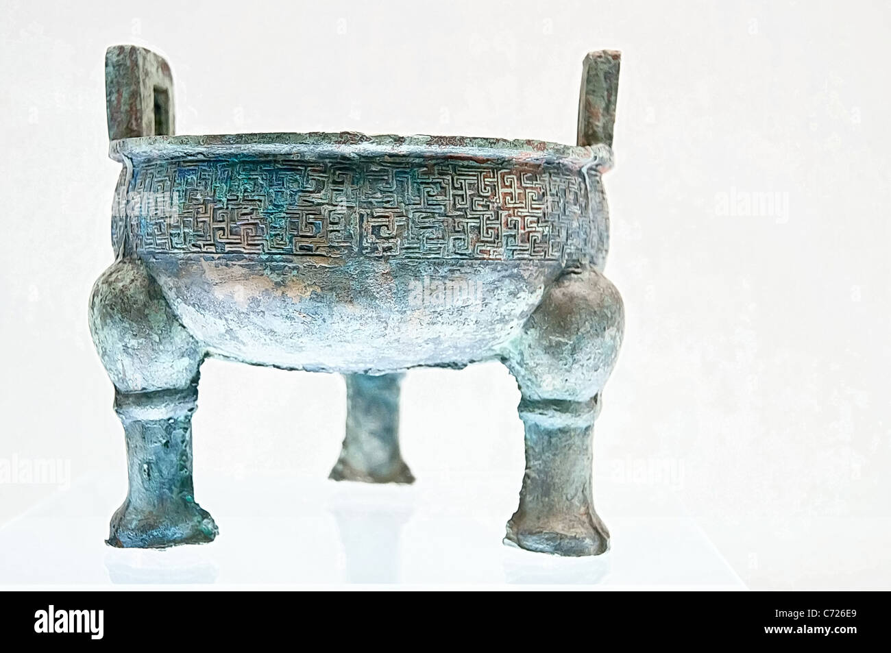 Antique chinese ding Stock Photo Alamy