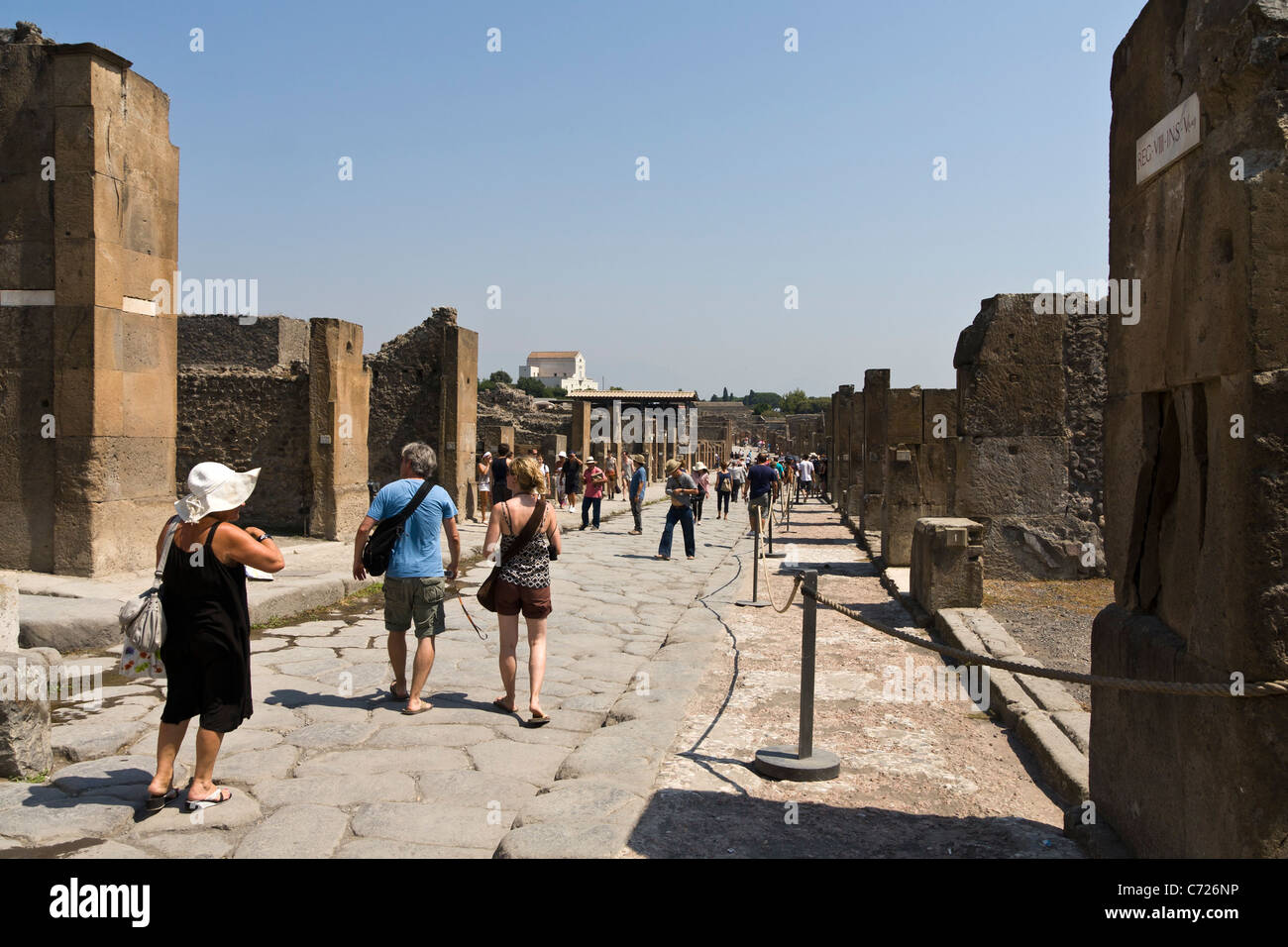 Ruins of Pompeii Stock Photo Alamy