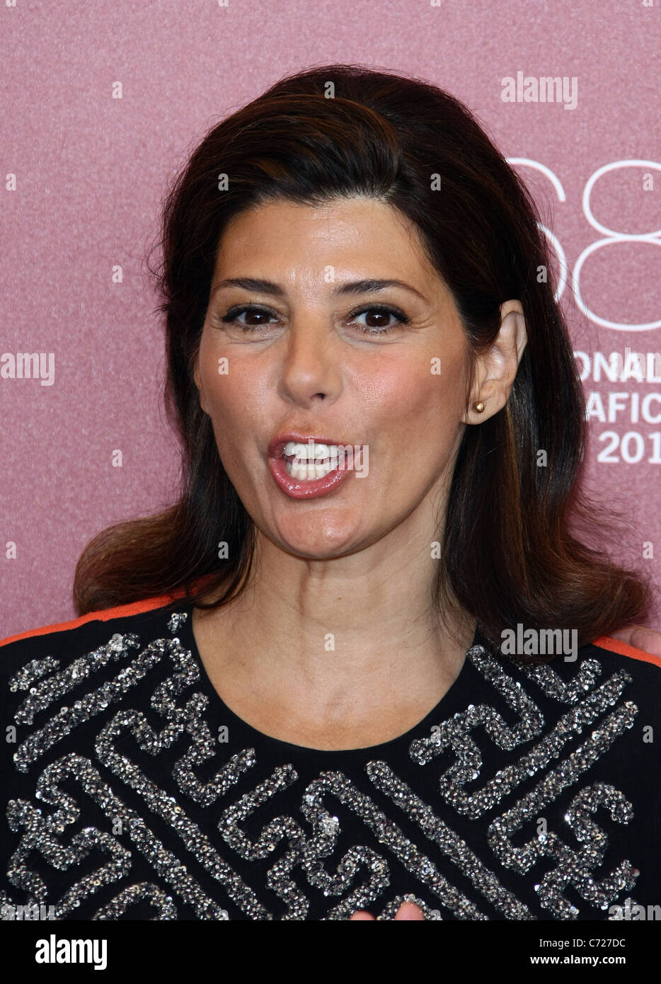 MARISA TOMEI THE IDES OF MARCH PHOTOCALL. 68TH VENICE FILM FESTIVAL LIDO VENICE  ITALY 31 August 2011 Stock Photo