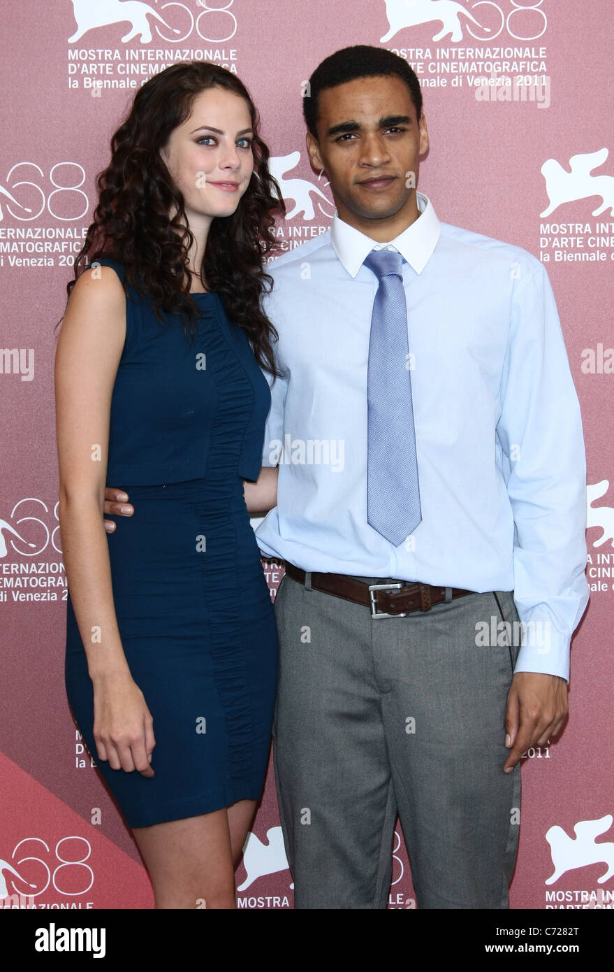 KAYA SCODELARIO & JAMES HOWSON WUTHERING HEIGHTS PHOTOCALL. 68TH VENICE FILM FESTIVAL LIDO VENICE  ITALY 06 September 2011 Stock Photo