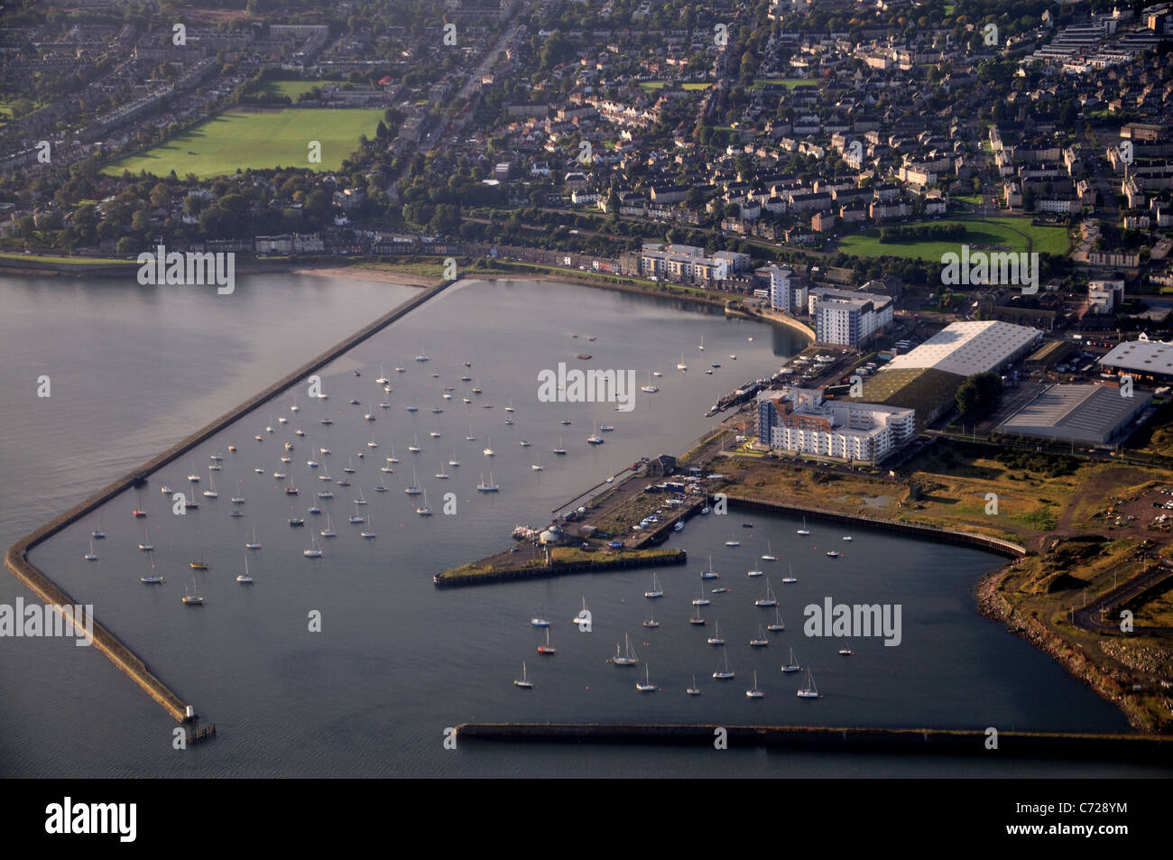 Edinburgh Boating Harbor on the Fourth Firth Stock Photo Alamy