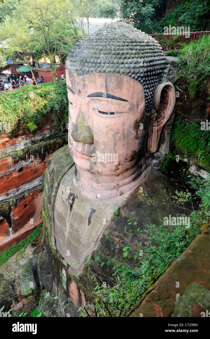 The Great Buddha (Dafo) Leshan, China Stock Photo