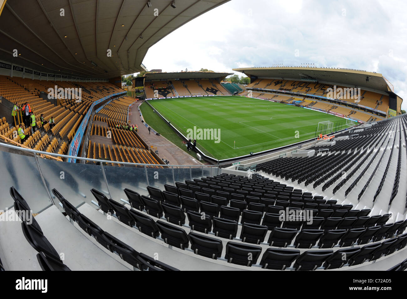 Molineux Stadium, home to Wolverhampton Wanderers Football Club Stock Photo