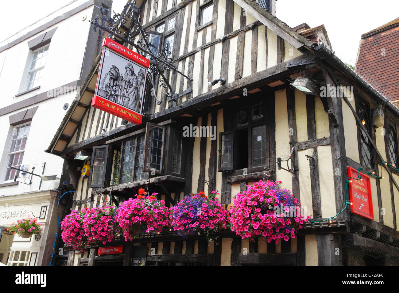 Ye Olde PumpHouse pub George Street, Hastings Old Town, East Sussex, England, UK, GB Stock Photo