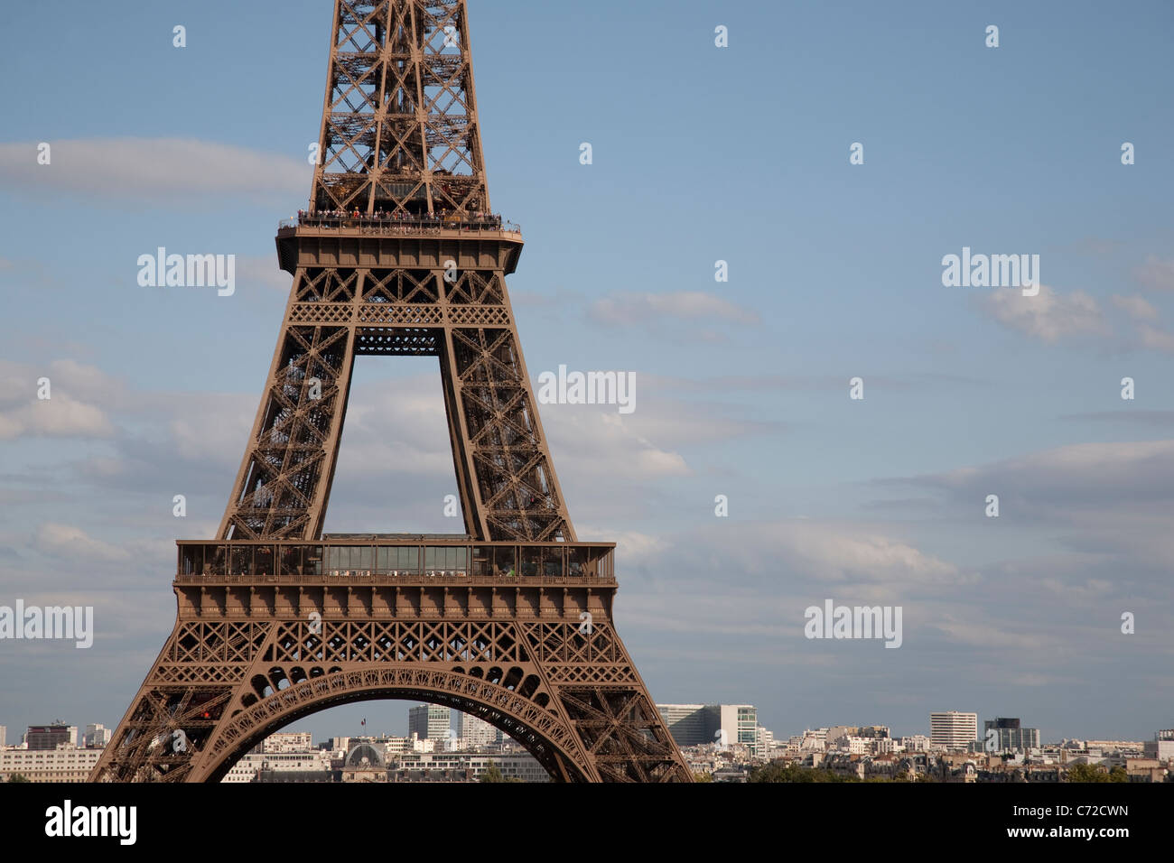 Middle Section of the Eiffel Tower, Paris, France Stock Photo Alamy