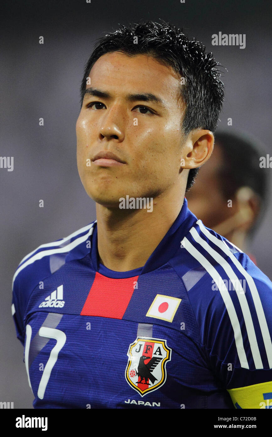 Makoto Hasebe (JPN) plays for 2014 FIFA World Cup Asian Qualifiers Third round Group C match between Uzbekistan 1-1 Japan. Stock Photo