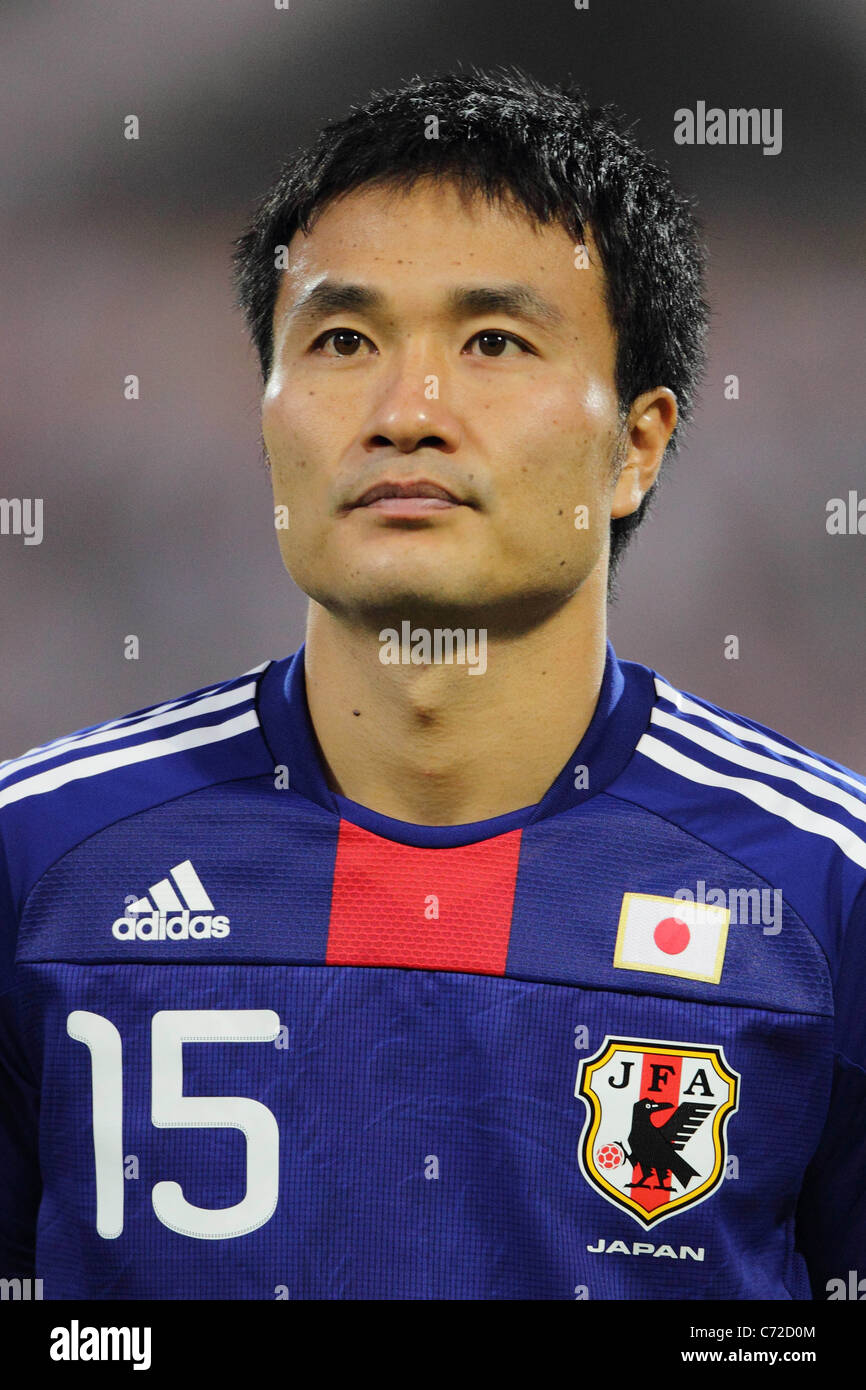 Yasuyuki Konno (JPN) plays for 2014 FIFA World Cup Asian Qualifiers Third round Group C match between Uzbekistan 1-1 Japan. Stock Photo