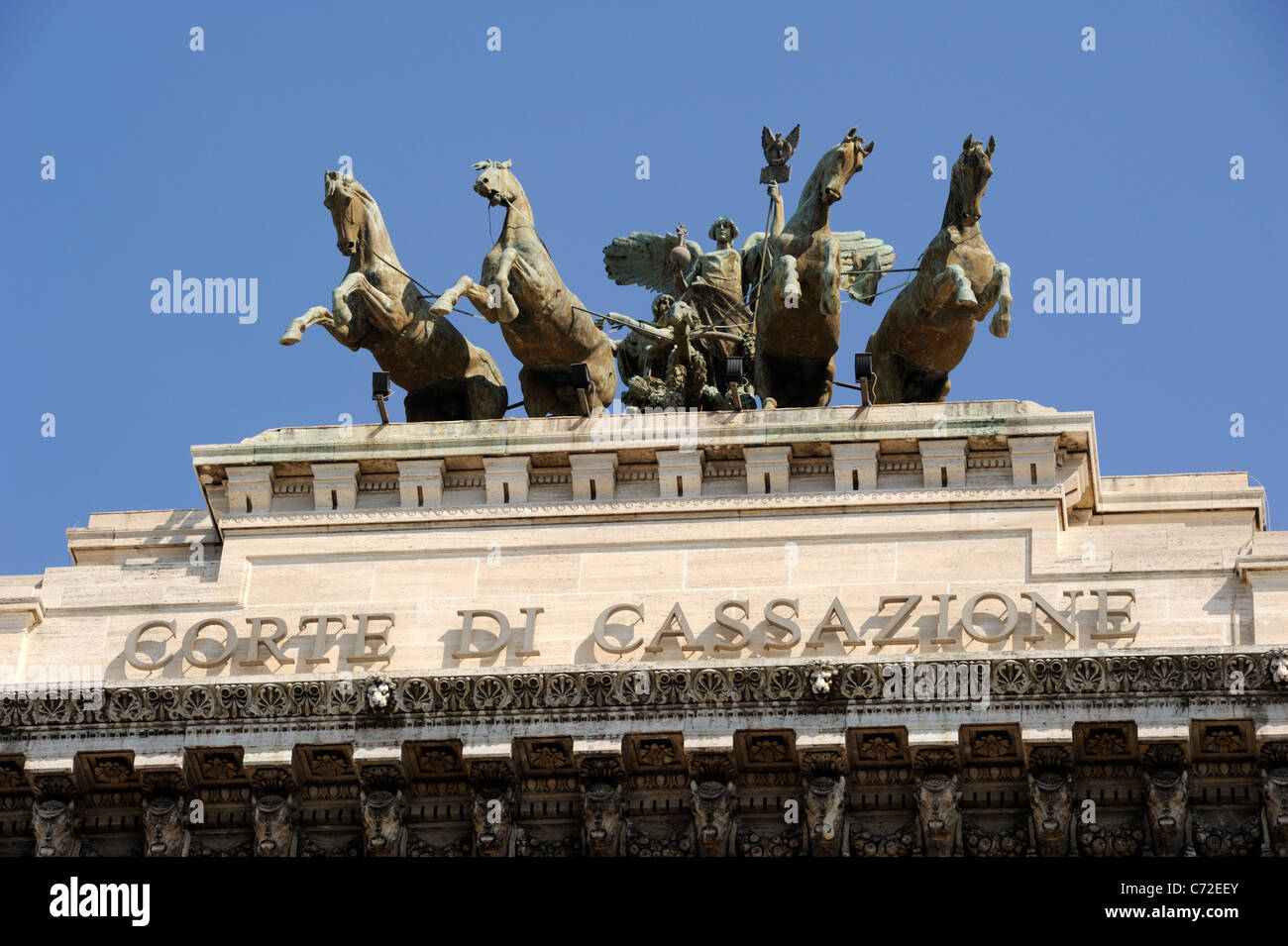 italy, rome, palazzo di giustizia, corte di cassazione Stock Photo