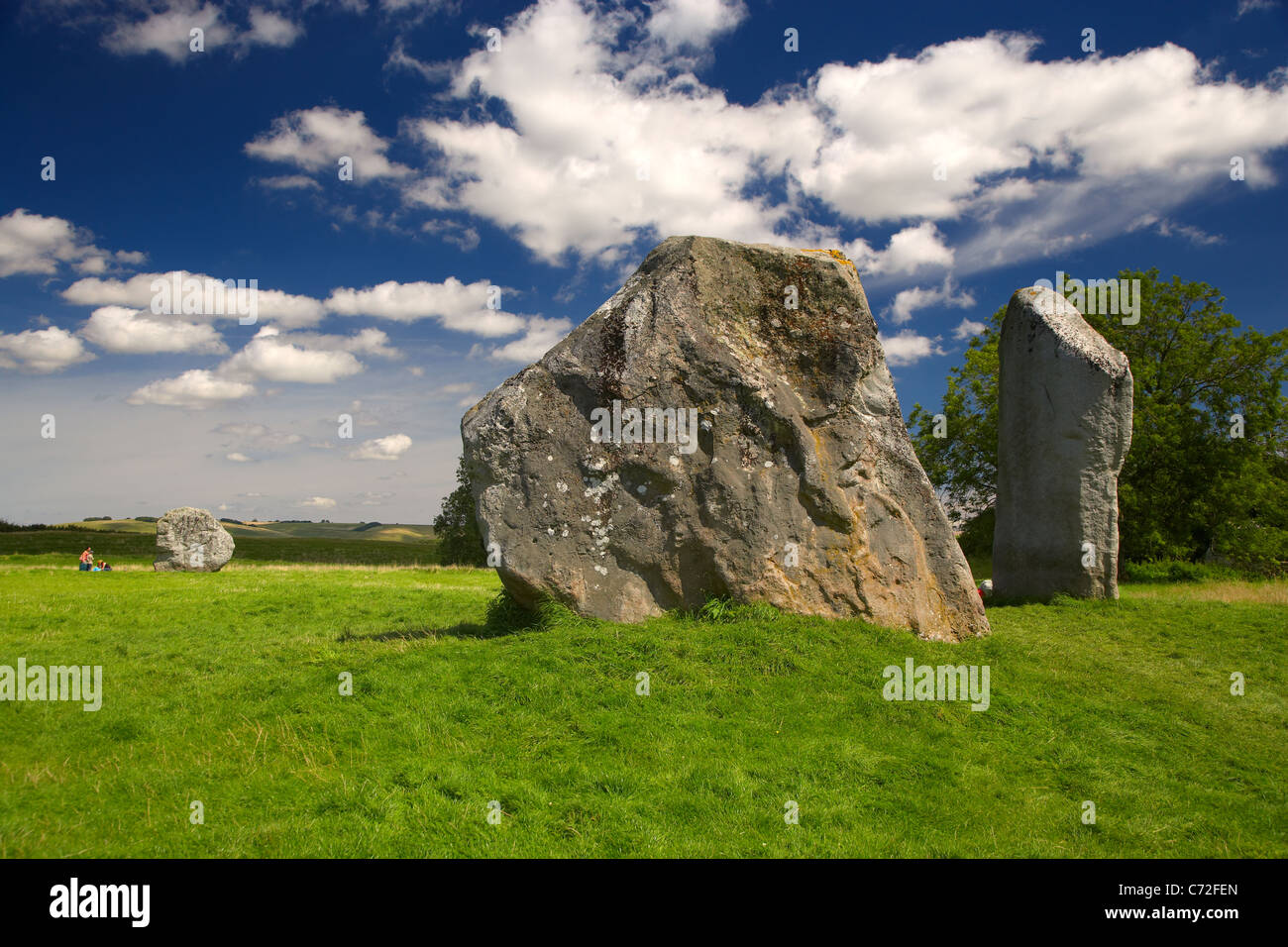 Avebury Stone Circle, Avebury, Wiltshire, England, UK Stock Photo