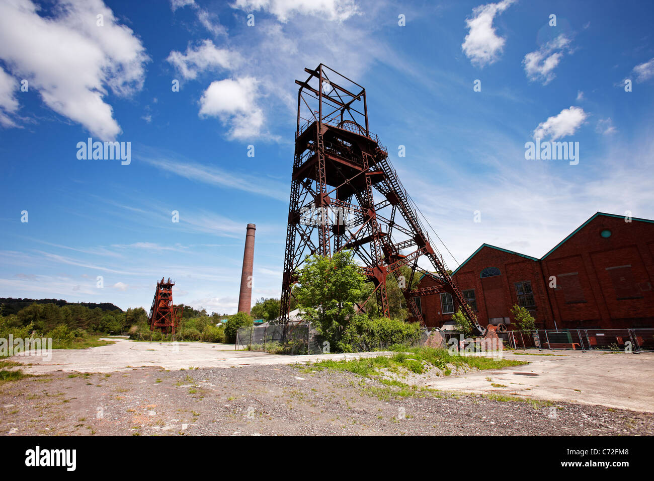 Cefn Coed Disused Colliery, South Wales, UK Stock Photo
