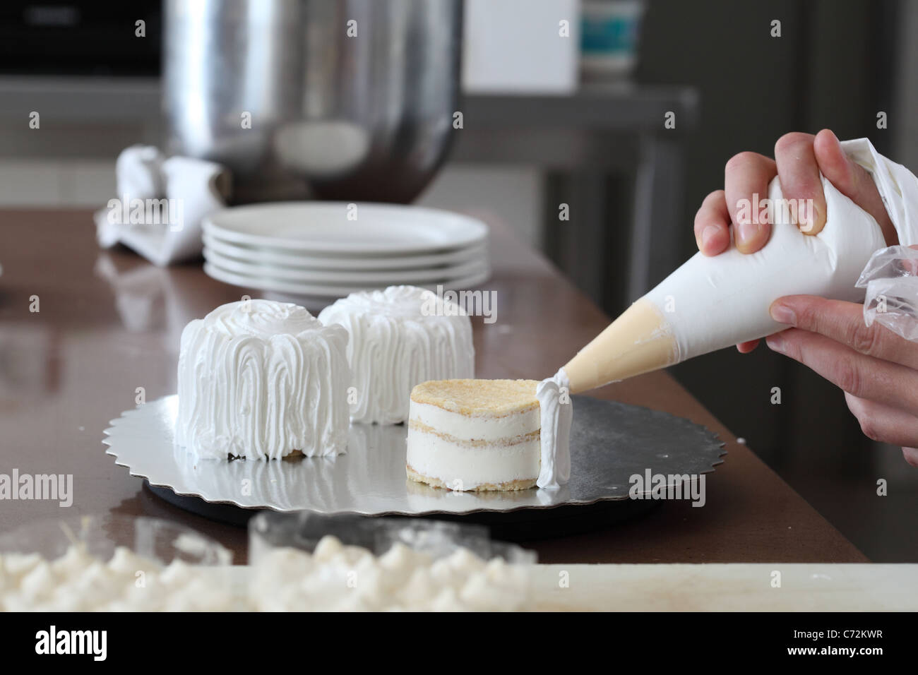 pastry chef Stock Photo