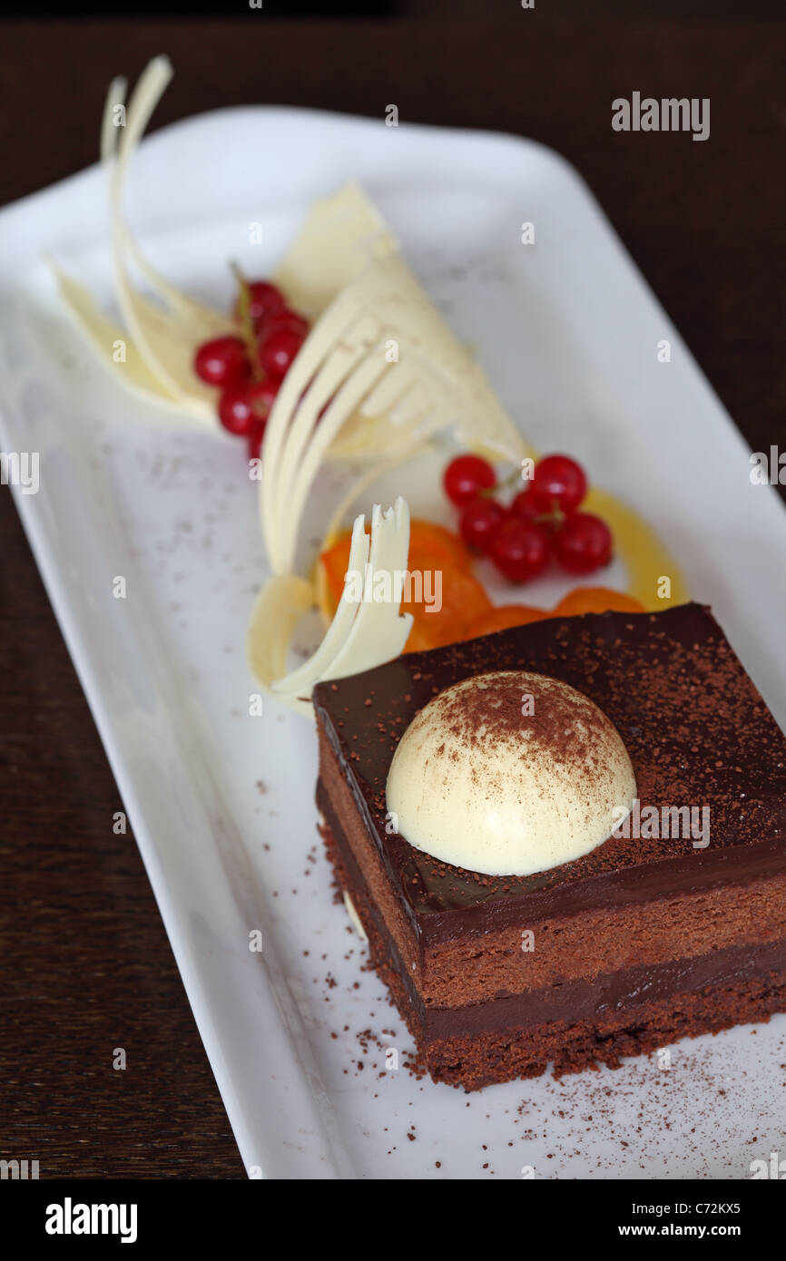 chocolate cake Stock Photo