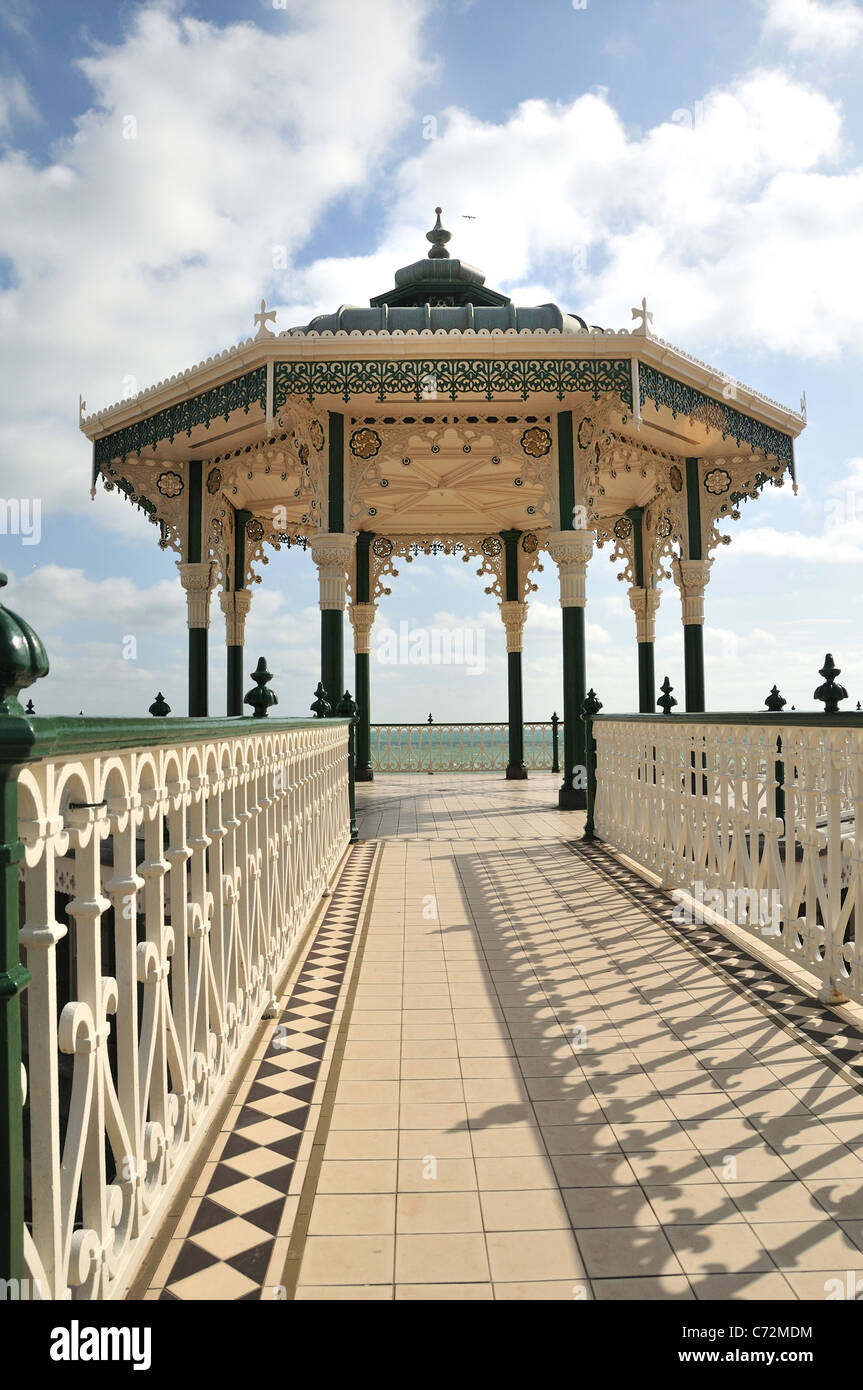 The Recently Renovated Victorian Brighton Bandstand Birdcage 