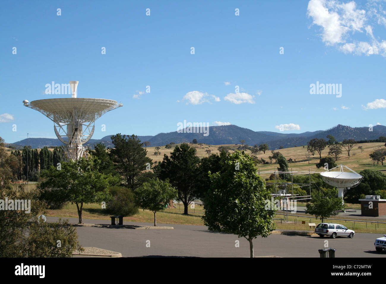 Satellite dish in Australia Stock Photo Alamy