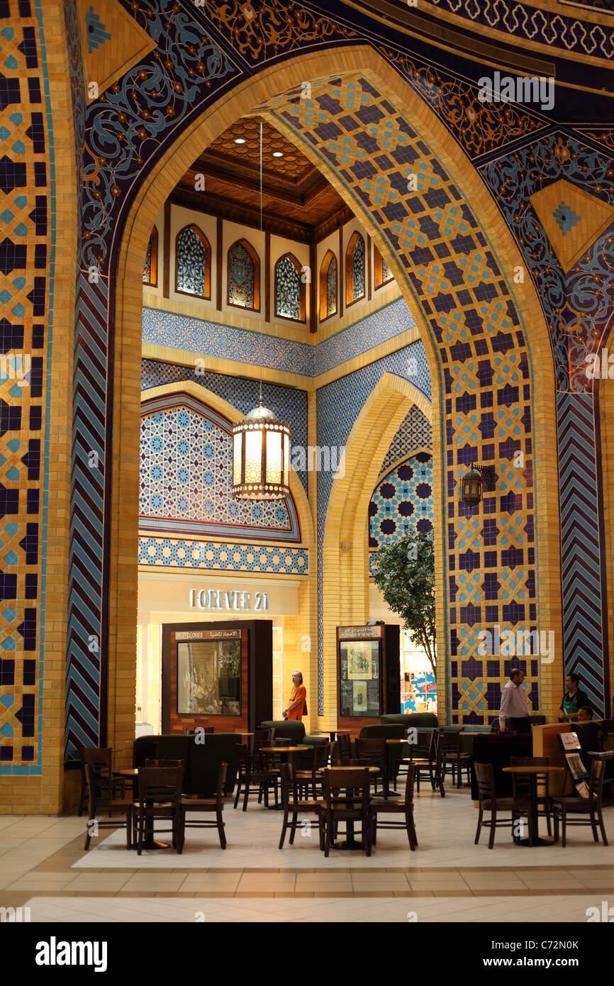 Inside of the Ibn Battuta Mall in Dubai, United Arab Emirates Stock ...