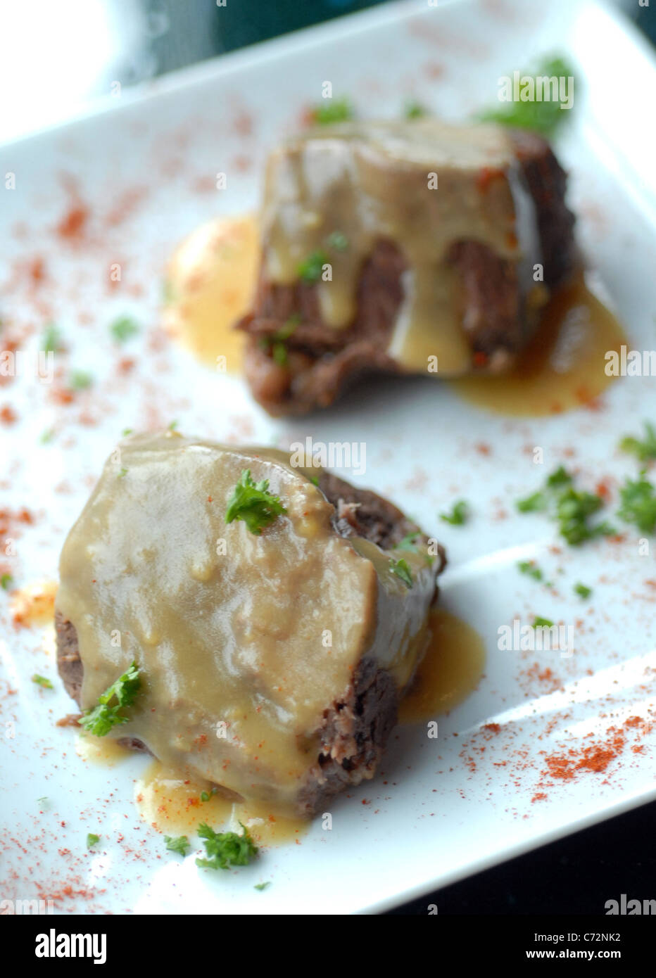 Slow Roasted Short Ribs Stock Photo Alamy