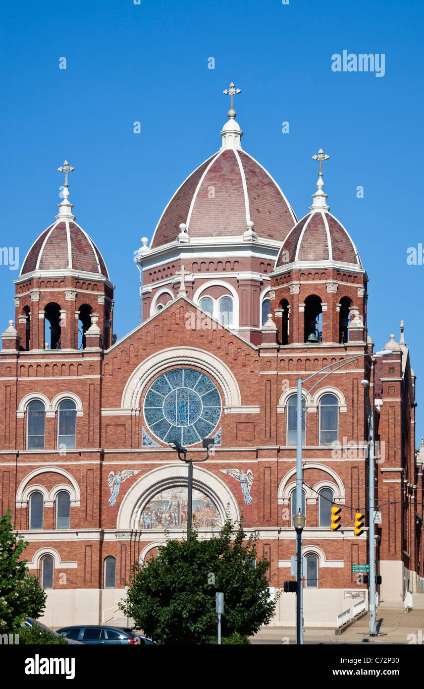 Historic church in downtown of Zanesville Stock Photo Alamy