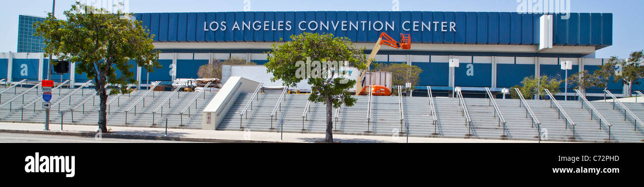 The Los Angeles Convention Center west hall, site of the proposed Farmers field NFL stadium Stock Photo