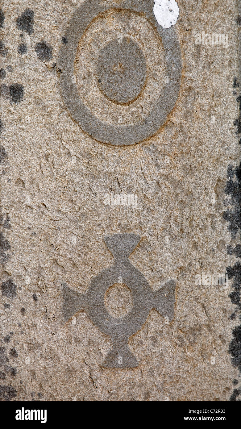 Celtic cross grave marker hires stock photography and images Alamy