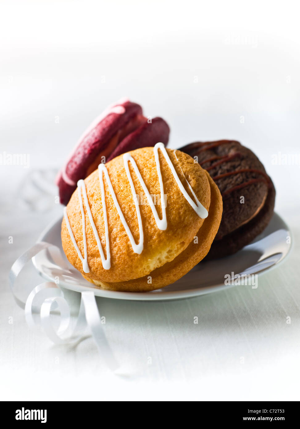 Whoopee Pies produced by Ogmore Vale Foods. Stock Photo