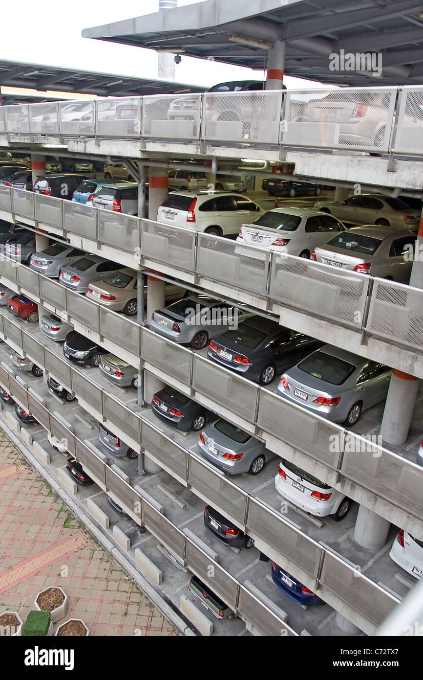 Parking garage Stock Photo