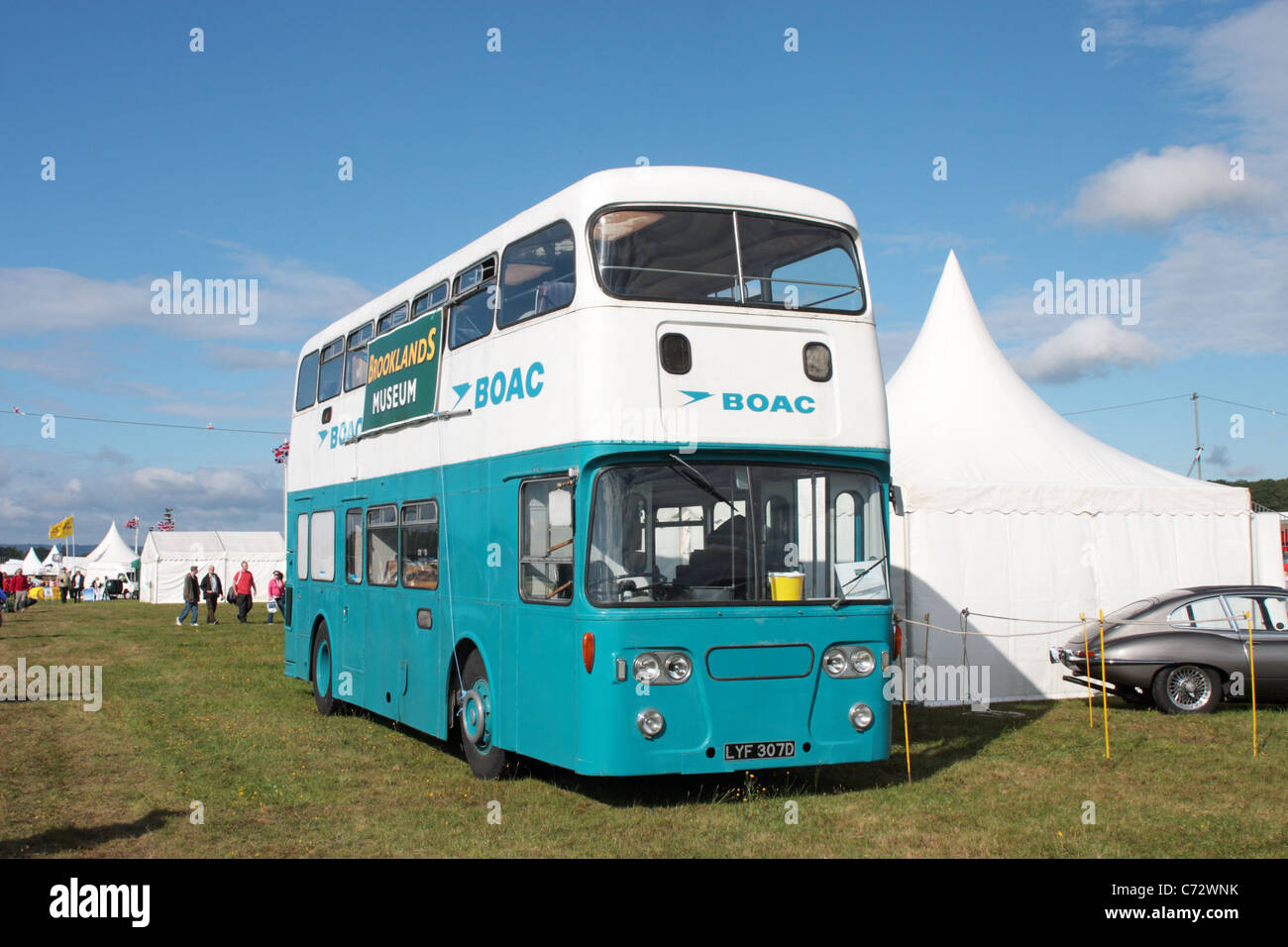 BOAC MCW bodied Leyland Atlantean at the Wings and Wheels Show Dunsfold Surrey UK Stock Photo