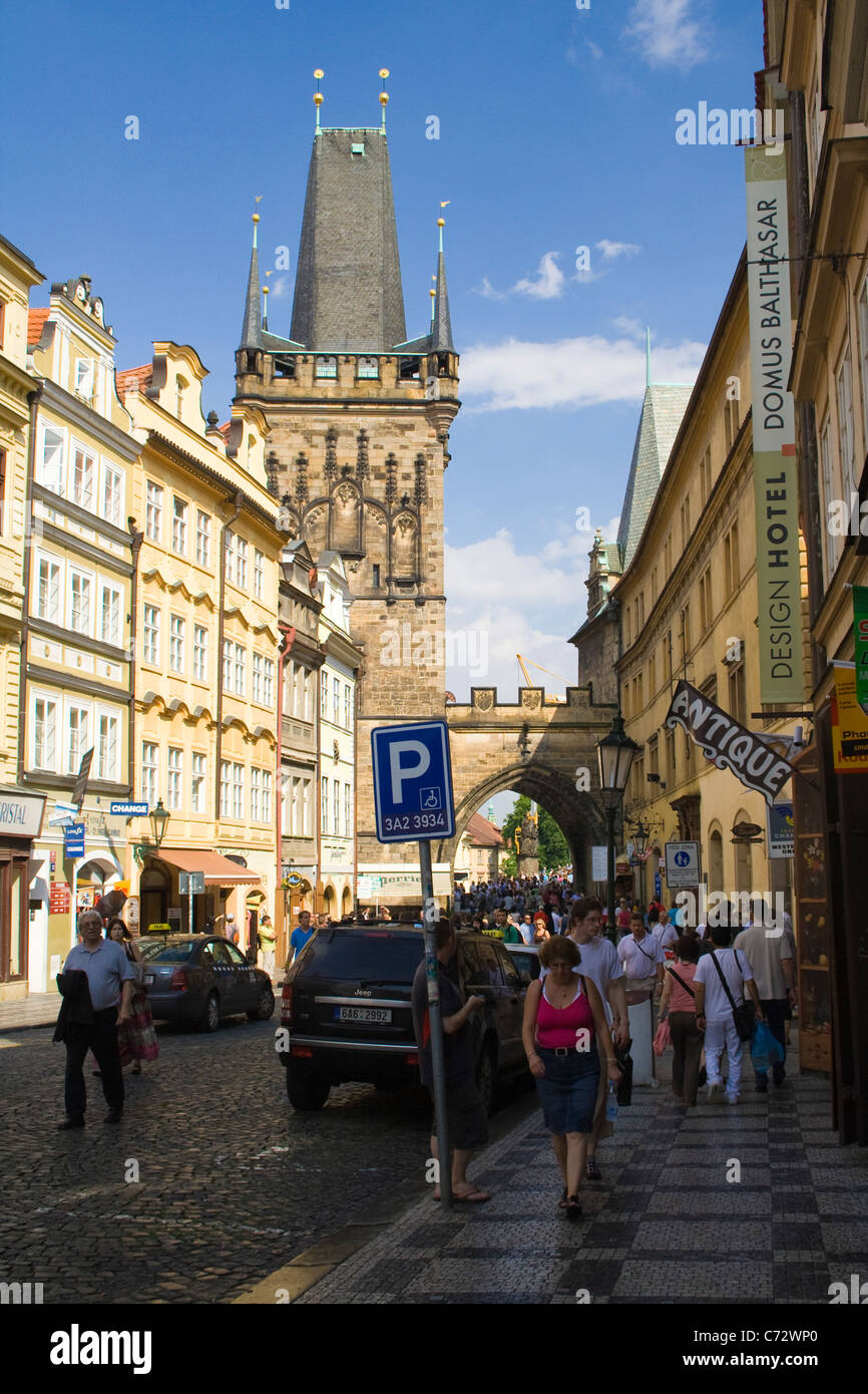 Bridge Alley and Lesser-side Bridge Tower, Mala Strana, UNESCO World ...