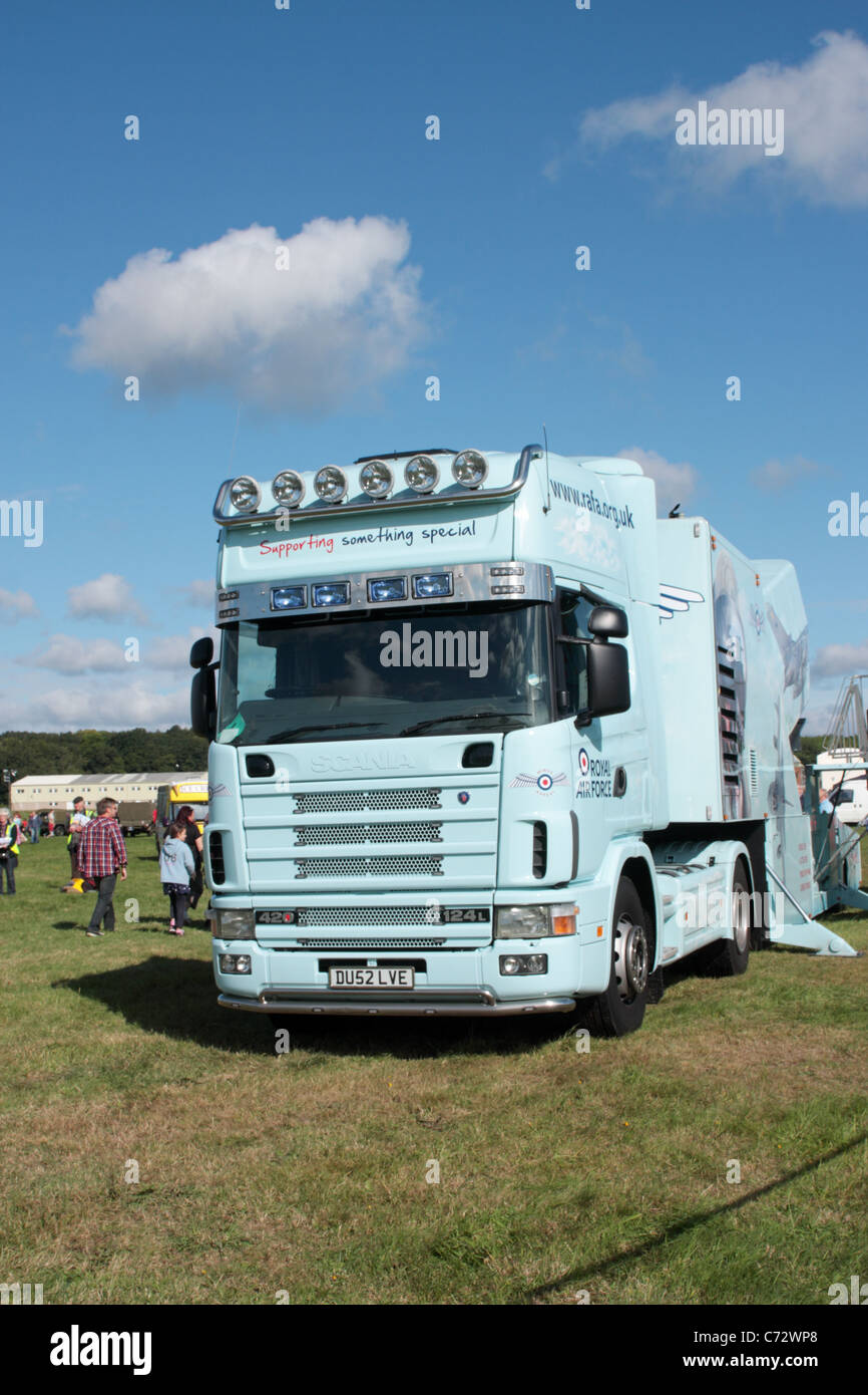 Scania 124L Tractor Unit Stock Photo