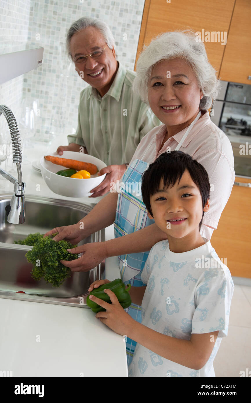 Happy family life Stock Photo - Alamy