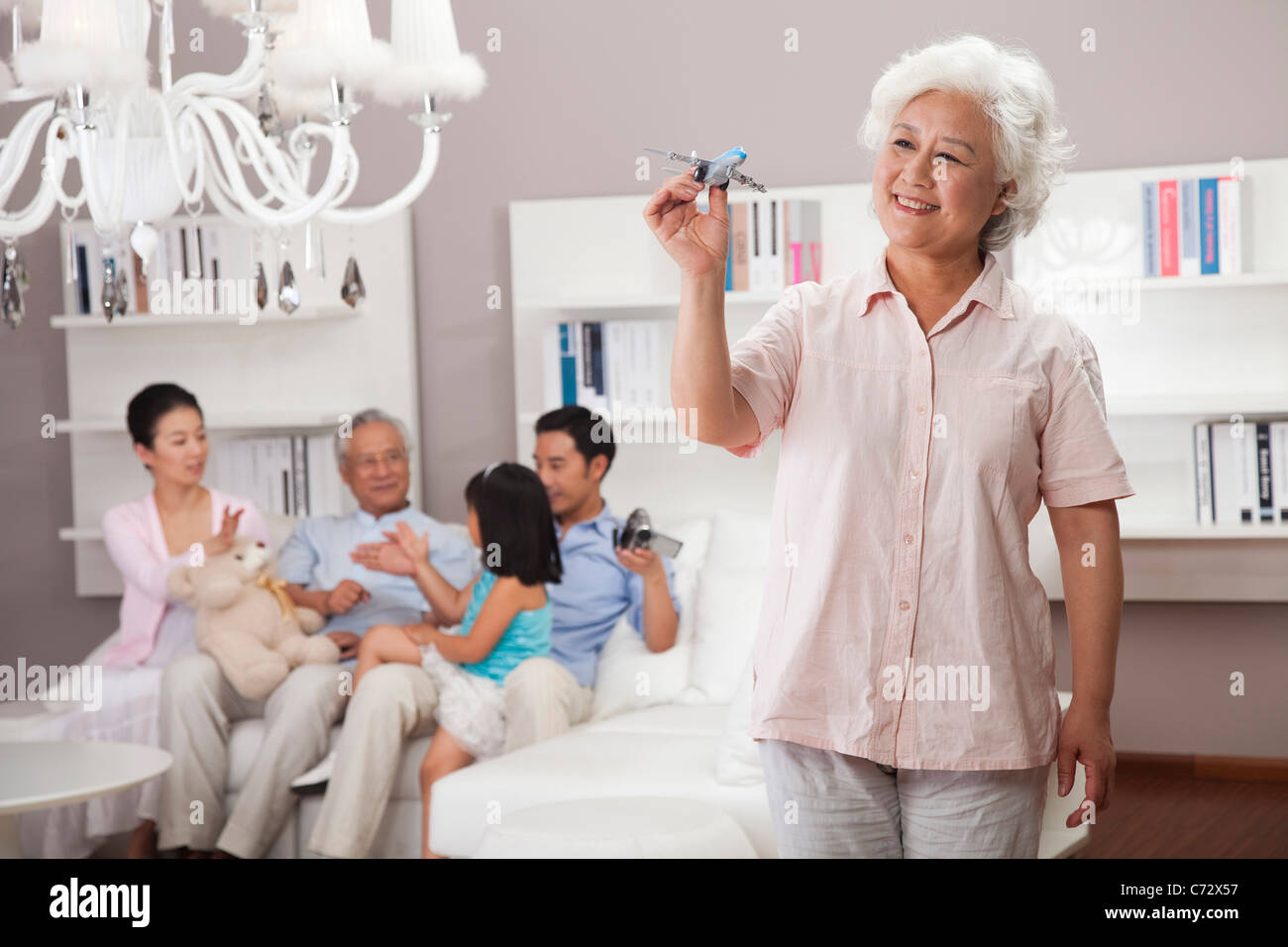 Happy family life Stock Photo - Alamy