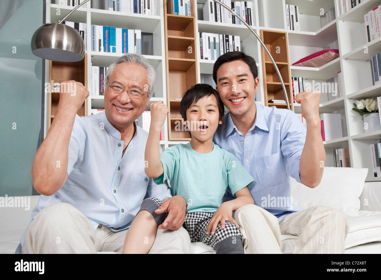Happy family life Stock Photo - Alamy