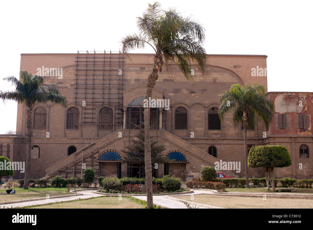 A museum inside Saladin Citadel. The Saladin Citadel is built on the Mokattam hill near the center of Cairo. Stock Photo