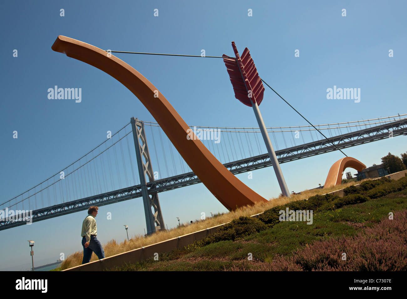 public art on embarcadero san francisco Stock Photo - Alamy