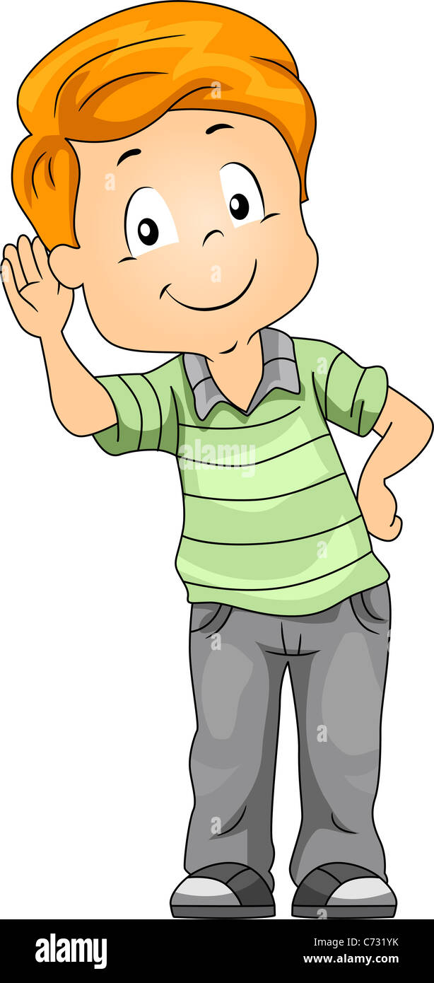 Eavesdropping Illustration High Resolution Stock Photography and Images ...