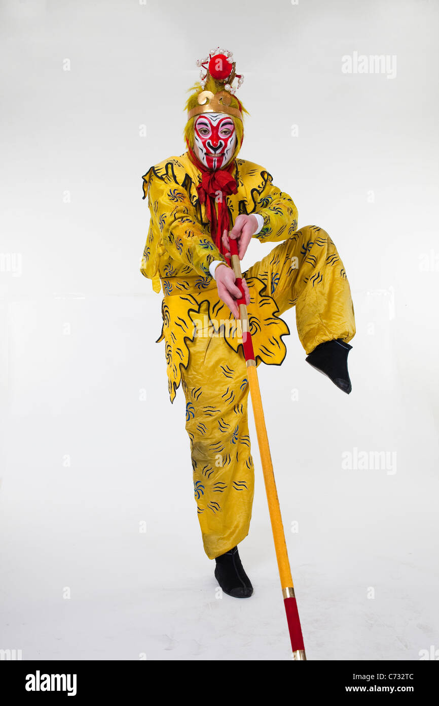Peking Opera Monkey King Stock Photo