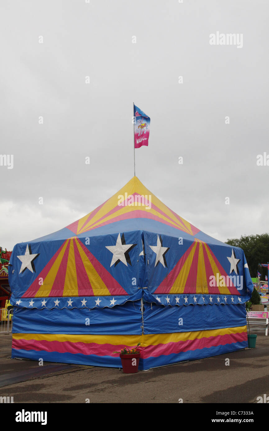 A colorful carnival tent Stock Photo Alamy