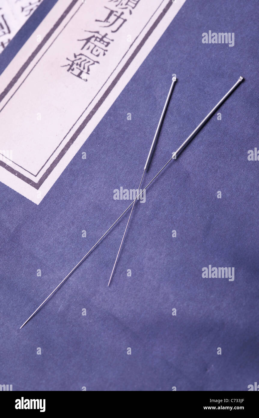 Acupuncture Stock Photo Alamy