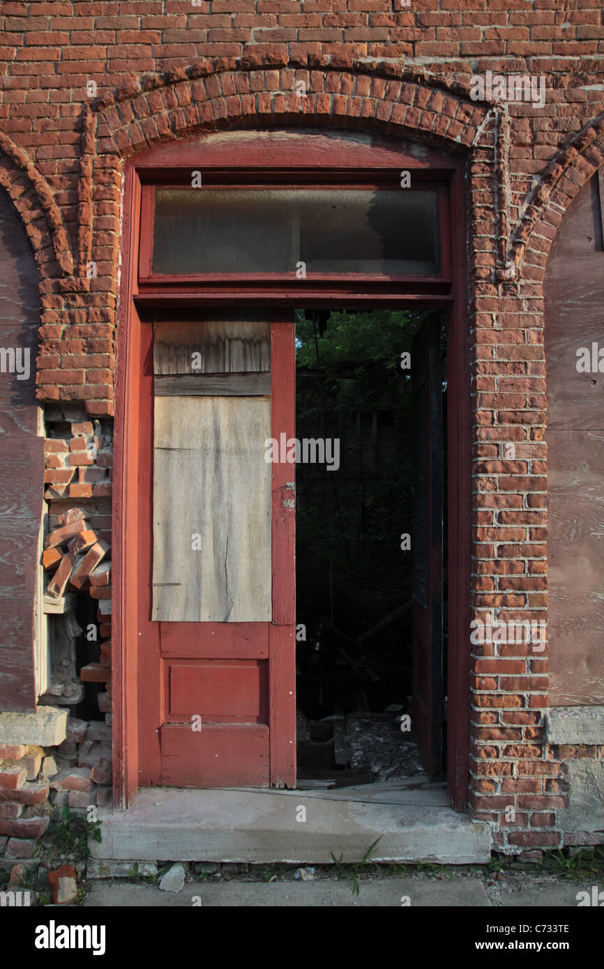 A decaying building in Union Star, Missouri Stock Photo Alamy