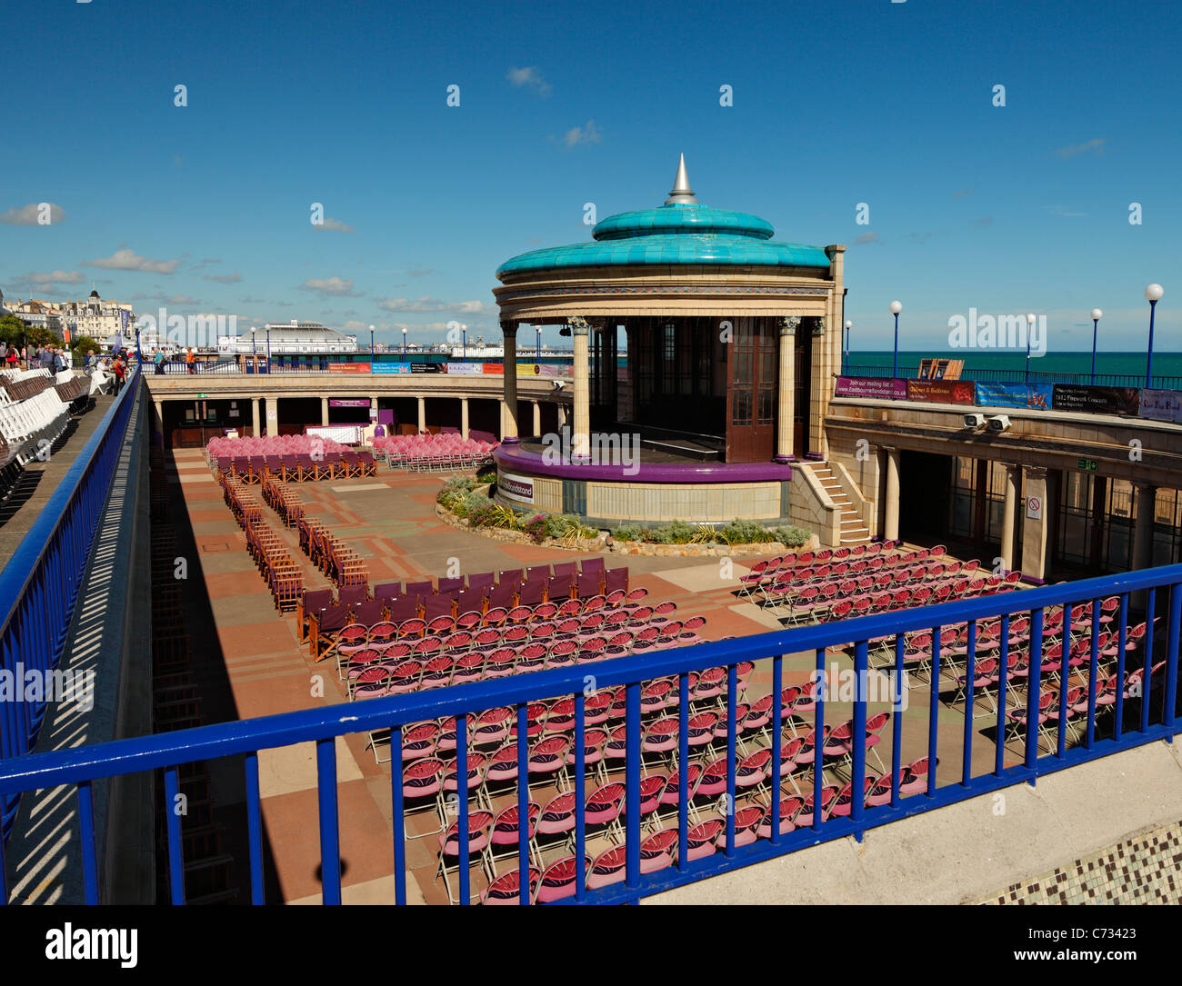Eastbourne bandstand Stock Photo