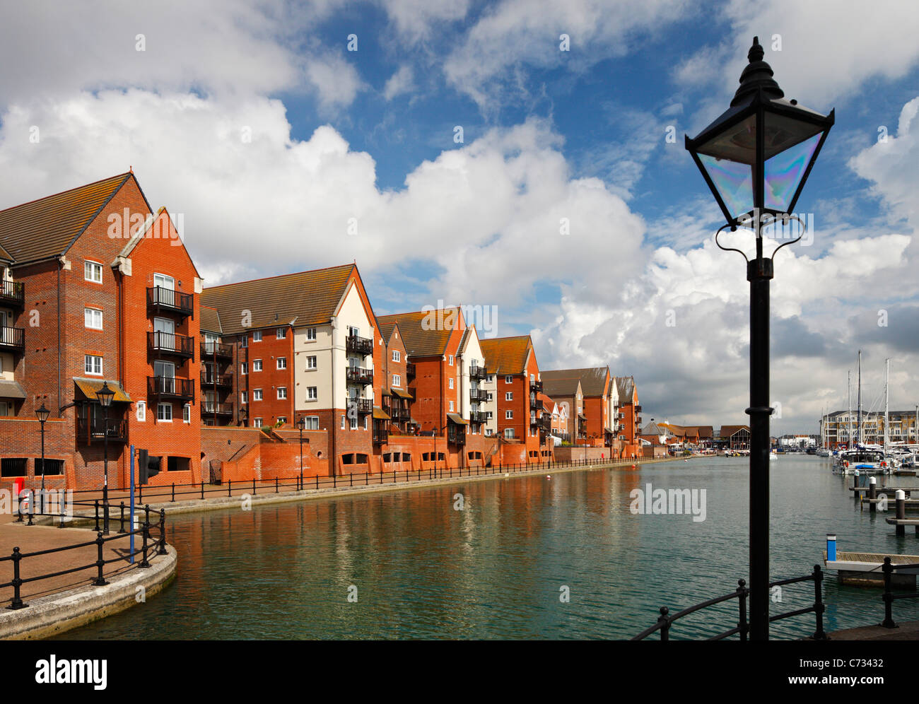 Sovereign Harbour, Eastbourne. Stock Photo