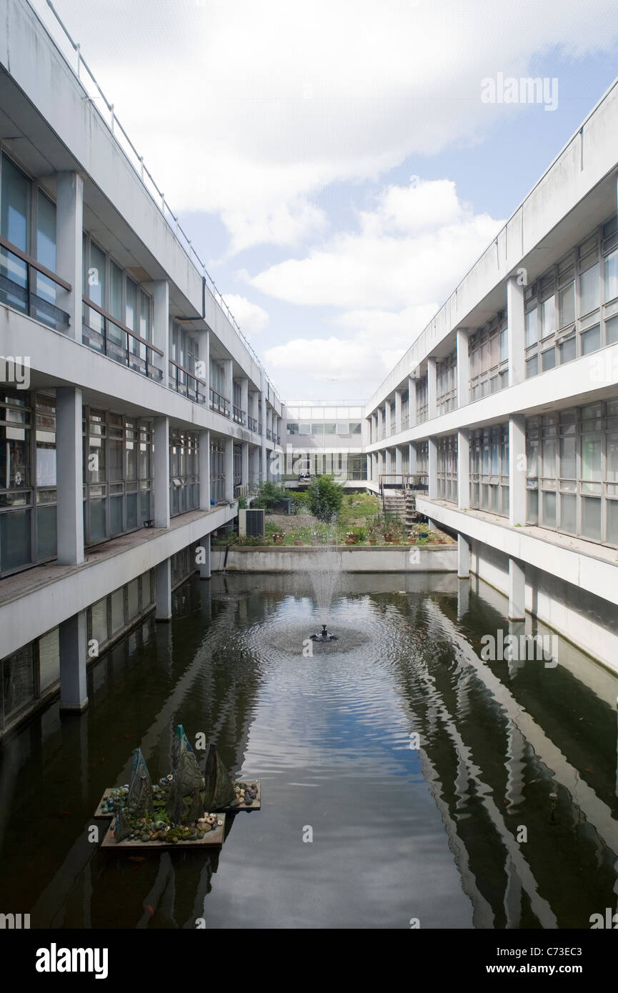 Hillingdon hospital pond Stock Photo Alamy