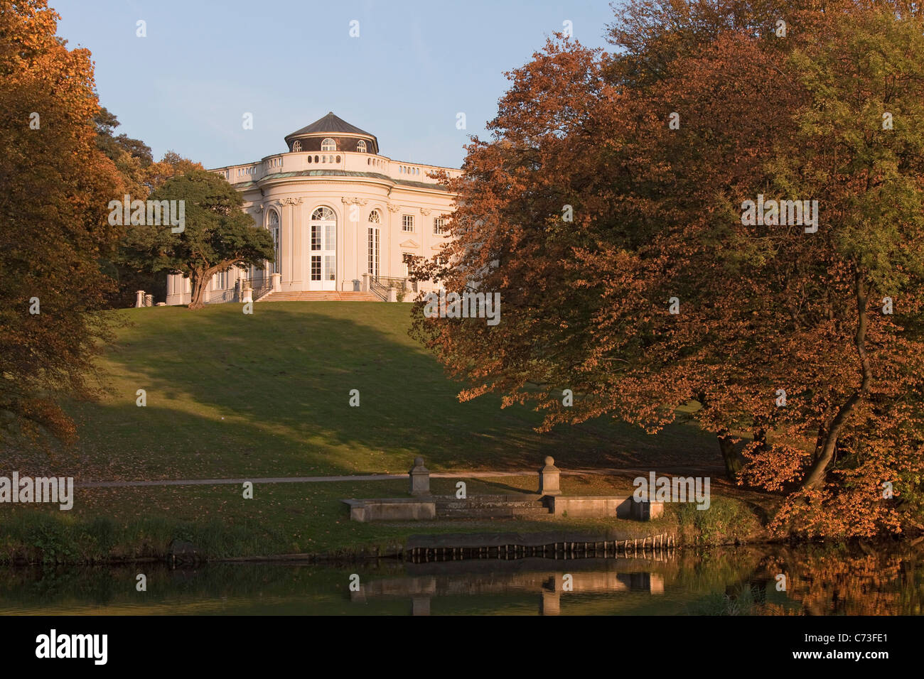 Autumn at Schloss Richmond, View from the park, Braunschweig, Brunswick, Lower Saxony, Northern Germany Stock Photo