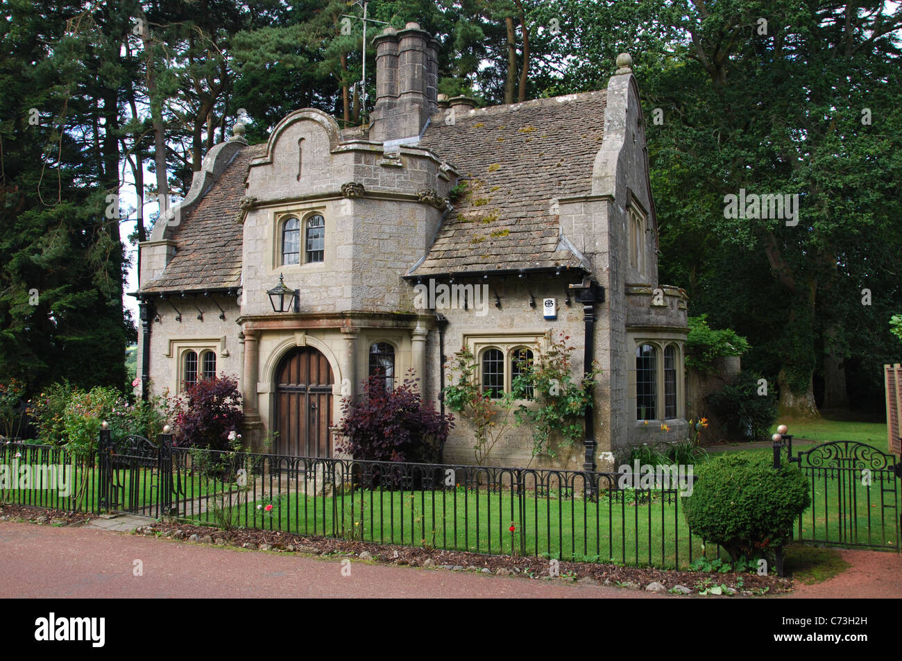 caretaker's cottage at Bovey Castle Dartmoor Devon UK Stock Photo