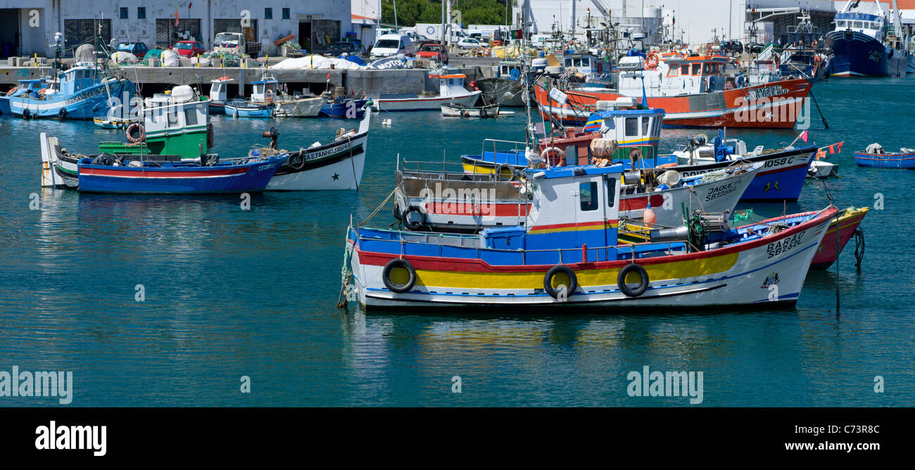 Fishing port sesimbra portugal hi-res stock photography and images